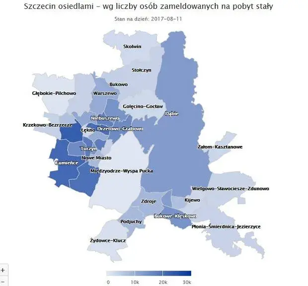Ile ludzi mieszka w Szczecinie? Zaskakujące dane o populacji